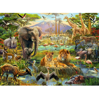 RAVENSBURGER Puzzle Zvieratá zo savany XXL 200 dielikov