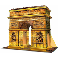 RAVENSBURGER Svietiace 3D puzzle Nočná edícia Víťazný oblúk 216 dielikov