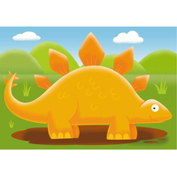 RAVENSBURGER Moje prvé puzzle Veselí Dinosaury 4v1 (2,3,4,5 dielikov)