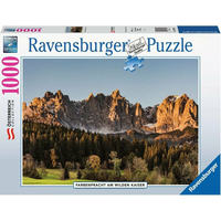 RAVENSBURGER Puzzle Farebný Wilder Kaiser, Rakúsko 1000 dielikov