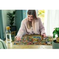 RAVENSBURGER Puzzle Bizarná knižnica 2, 1000 dielikov