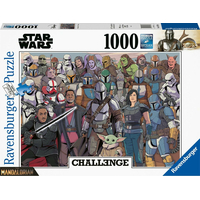 RAVENSBURGER Puzzle Challenge: Star Wars Baby Yoda 1000 dielikov