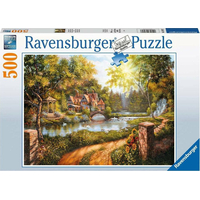 RAVENSBURGER Puzzle Domček pri rieke 500 dielikov