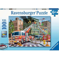 RAVENSBURGER Puzzle Hasiči v akcii XXL 100 dielikov