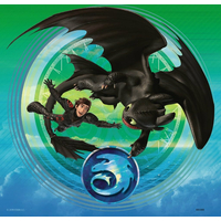 RAVENSBURGER Puzzle Ako vycvičiť draka III 3x49 dielikov