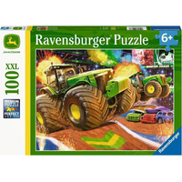 RAVENSBURGER Puzzle John Deer: Veľké kolesá XXL 100 dielikov