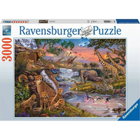 RAVENSBURGER Puzzle Kráľovstvo zvierat 3000 dielikov