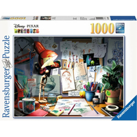 RAVENSBURGER Puzzle Kreslírov stôl 1000 dielikov