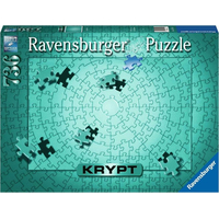 RAVENSBURGER Metalické puzzle Krypt Metallic Mint 736 dielikov