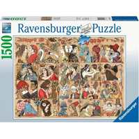 RAVENSBURGER Puzzle Láska v priebehu vekov 1500 dielikov