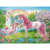 RAVENSBURGER Puzzle Magickí jednorožci XXL 100 dielikov + omaľovánky