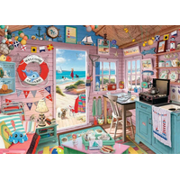 RAVENSBURGER Puzzle Plážový domček 1000 dielikov