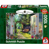SCHMIDT Puzzle Pohľad do kúzelnej záhrady 1000 dielikov