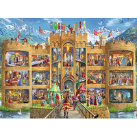 RAVENSBURGER Puzzle Pohľad do rytierskeho hradu XXL 150 dielikov