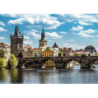 RAVENSBURGER Puzzle Pohľad na Karlov most, Praha 1000 dielikov