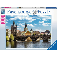 RAVENSBURGER Puzzle Pohľad na Karlov most, Praha 1000 dielikov