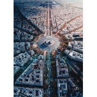 RAVENSBURGER Puzzle Pohľad na Paríž 1000 dielikov