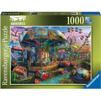 RAVENSBURGER Puzzle Opustené miesta: Ponurý karneval 1000 dielikov