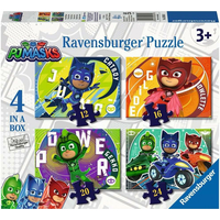 RAVENSBURGER Puzzle Pyžamásky: Do Akcie 4v1 (12, 16, 20, 24 dielikov)