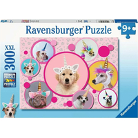 RAVENSBURGER Puzzle Roztomilí psie jednorožce XXL 300 dielikov