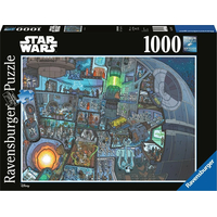 RAVENSBURGER Puzzle Star Wars: Kde je Žvejkal? 1000 dielikov