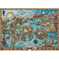 RAVENSBURGER Puzzle Tajomná Atlantída 1000 dielikov
