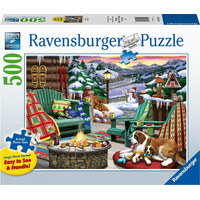 RAVENSBURGER Puzzle Útulné miesta: Po celom dni XXL 500 dielikov