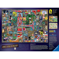 RAVENSBURGER Puzzle Úžasná abeceda - písmeno E 1000 dielikov