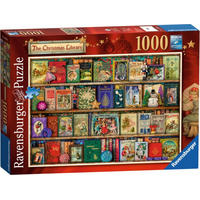 RAVENSBURGER Puzzle Vianočná knižnica 1000 dielikov