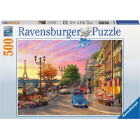 RAVENSBURGER Puzzle Večer v Paríži 500 dielikov