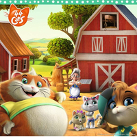 RAVENSBURGER Puzzle Vitajte u 44 mačiek 3x49 dielikov
