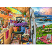 RAVENSBURGER Puzzle Výlet s karavanom 1000 dielikov