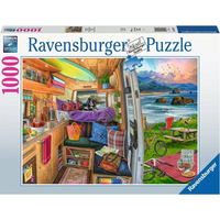 RAVENSBURGER Puzzle Výlet s karavanom 1000 dielikov