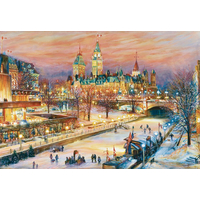 RAVENSBURGER Puzzle Zimný festival v Ottawe 1000 dielikov