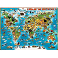 RAVENSBURGER Puzzle Zvieratá sveta XXL 300 dielikov