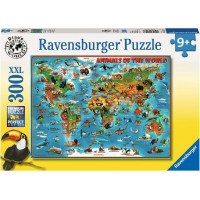 RAVENSBURGER Puzzle Zvieratá sveta XXL 300 dielikov