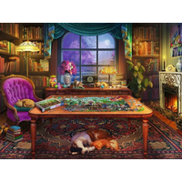 RAVENSBURGER Puzzle Útulné miesta: Na skladanie puzzle XL 750 dielikov