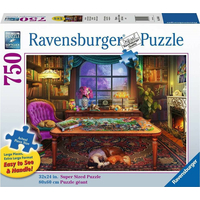 RAVENSBURGER Puzzle Útulné miesta: Na skladanie puzzle XL 750 dielikov