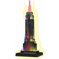 RAVENSBURGER Svietiace 3D puzzle Nočná edícia Empire State Building 216 dielikov