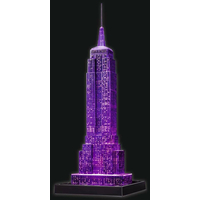 RAVENSBURGER Svietiace 3D puzzle Nočná edícia Empire State Building 216 dielikov