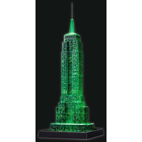 RAVENSBURGER Svietiace 3D puzzle Nočná edícia Empire State Building 216 dielikov