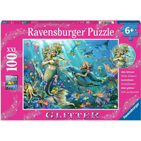 RAVENSBURGER Trblietavé puzzle Podmorské krásky XXL 100 dielikov