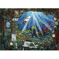 RAVENSBURGER Únikové EXIT puzzle V ponorke 759 dielikov
