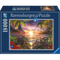 RAVENSBURGER Puzzle Západ slnka v raji 18000 dielikov