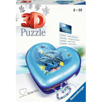 RAVENSBURGER 3D puzzle Srdce podmorský svet 54 dielikov