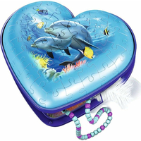 RAVENSBURGER 3D puzzle Srdce podmorský svet 54 dielikov