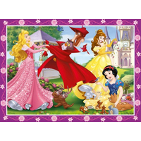 RAVENSBURGER Puzzle Disney Princezné: Láskyplná starostlivosť 4v1 (12,16,20,24 dielikov)