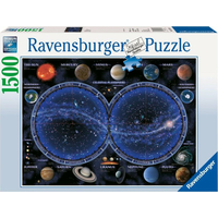 RAVENSBURGER Puzzle Hviezdna mapa oblohy 1500 dielikov