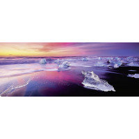 RAVENSBURGER Panoramatické puzzle Jazero Jökulsárlón, Island 1000 dielikov