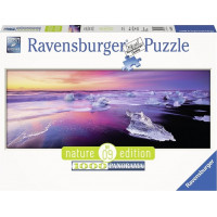 RAVENSBURGER Panoramatické puzzle Jazero Jökulsárlón, Island 1000 dielikov